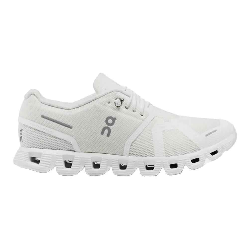 Women's On Cloud 5 Undyed, Undyed-White/White, 10 B Medium