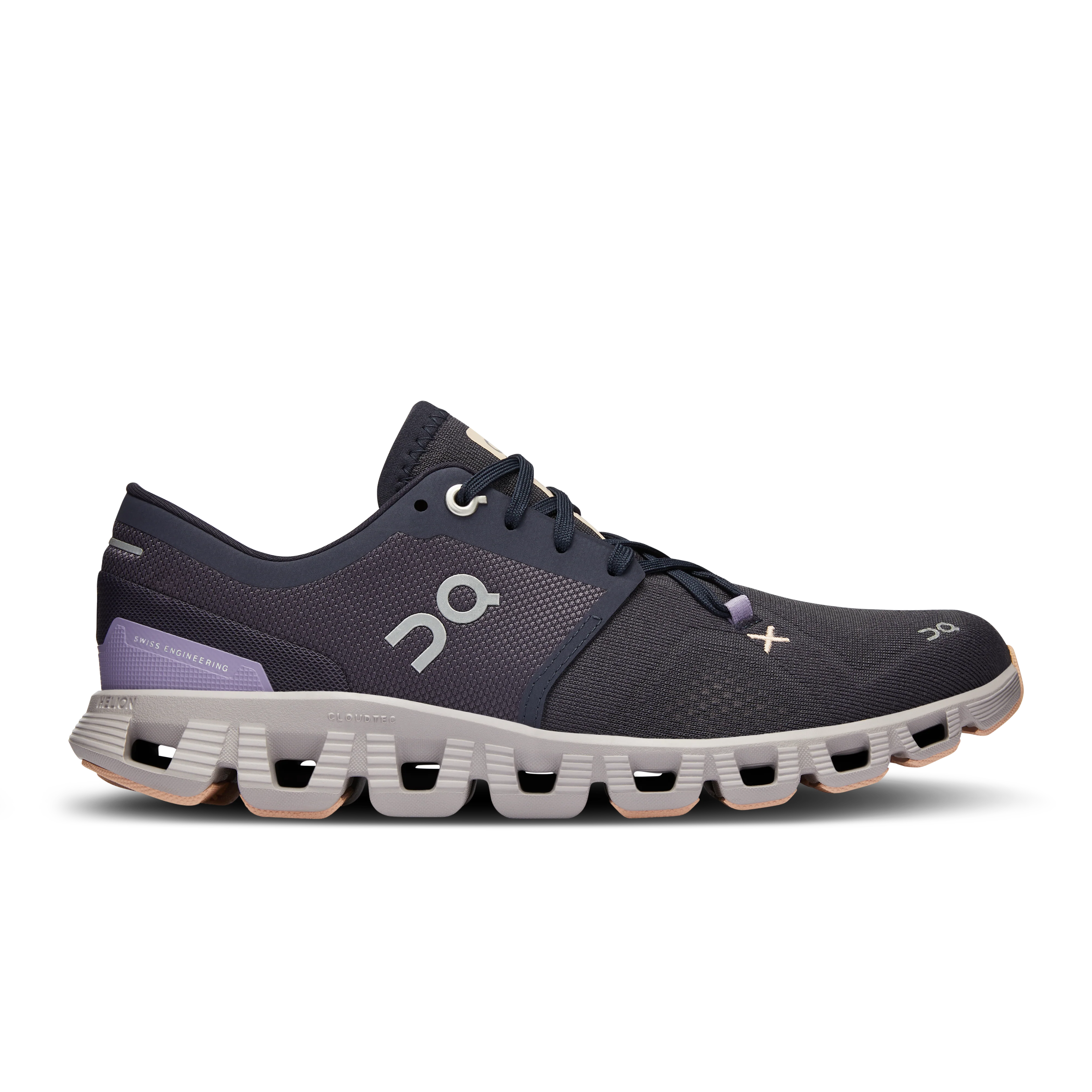 Women's On Cloud X 3, Iron/Fade, 10 B Medium