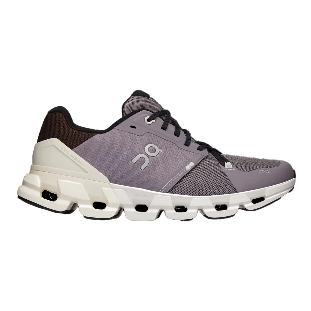 Women's On Cloudflyer 4, Shark/Pearl, 6 B Medium