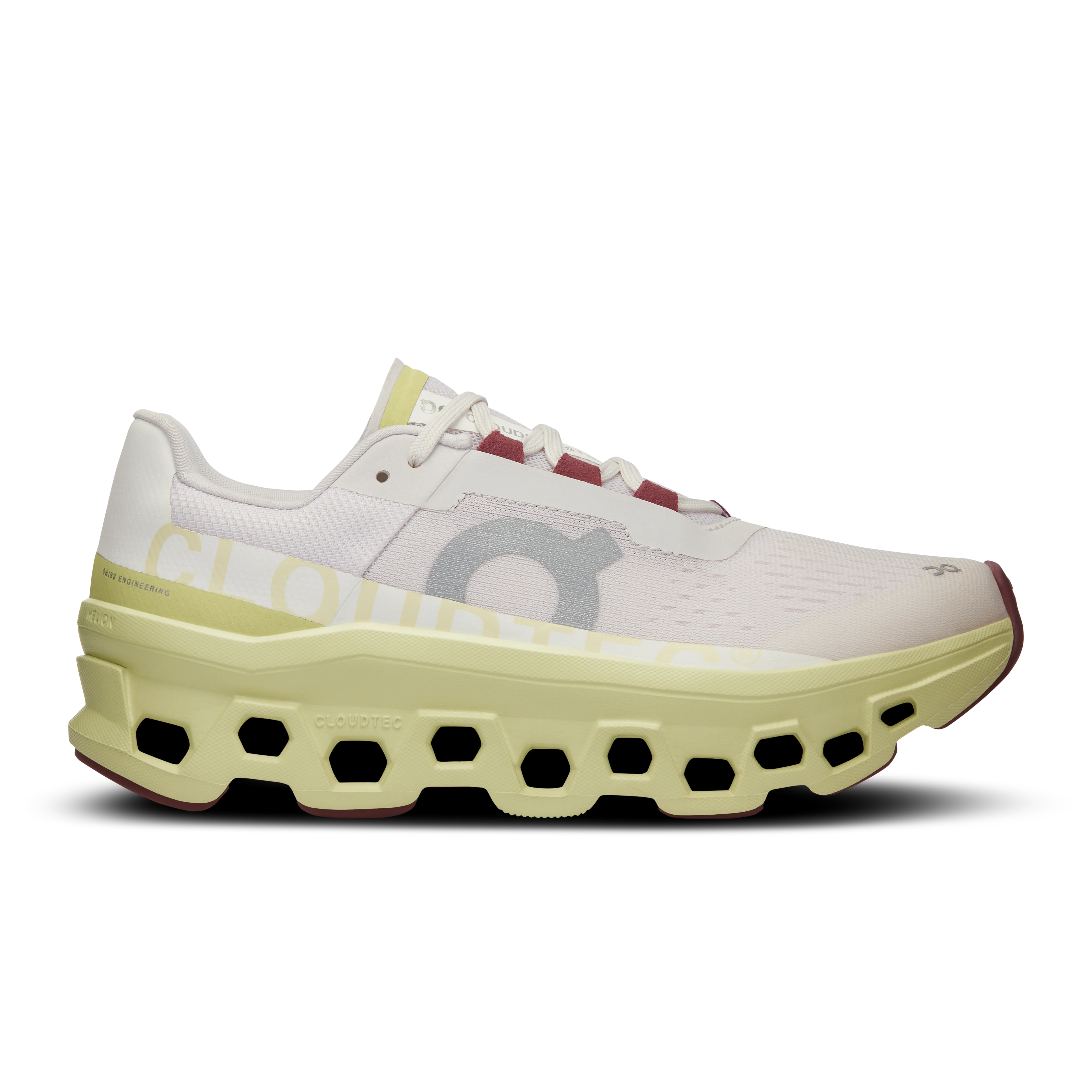 Women's On Cloudmonster, Frost/Acacia, 9.5 B Medium