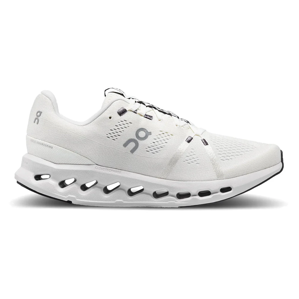 Women's On Cloudsurfer, White/Frost, 5 B Medium