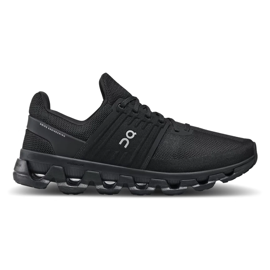 Women's On Cloudswift 3 AD, All Black, 5 B Medium