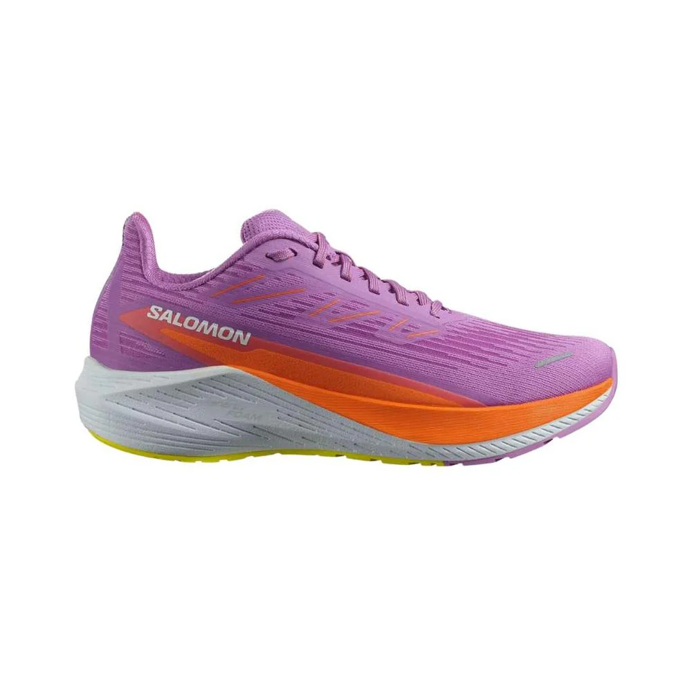 Women's Salomon Aero Blaze 2, Iris Orchid/Dragon Fire/Sulphur Spring, 8.5 B Medium
