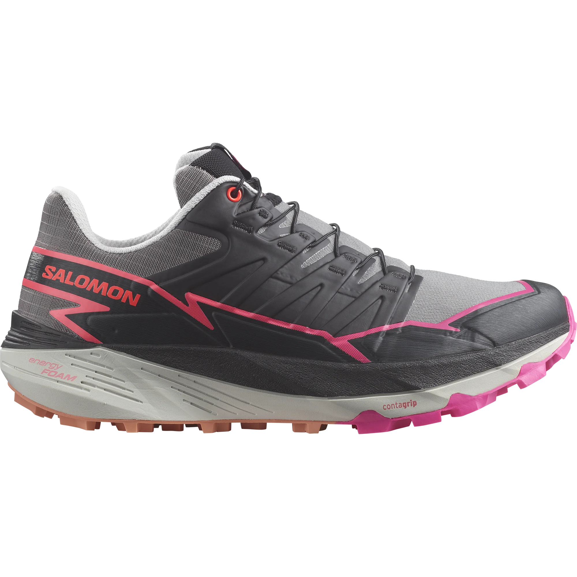 Women's Salomon Thundercross, Plum Kitten/Black/Pink Glo, 9 B Medium