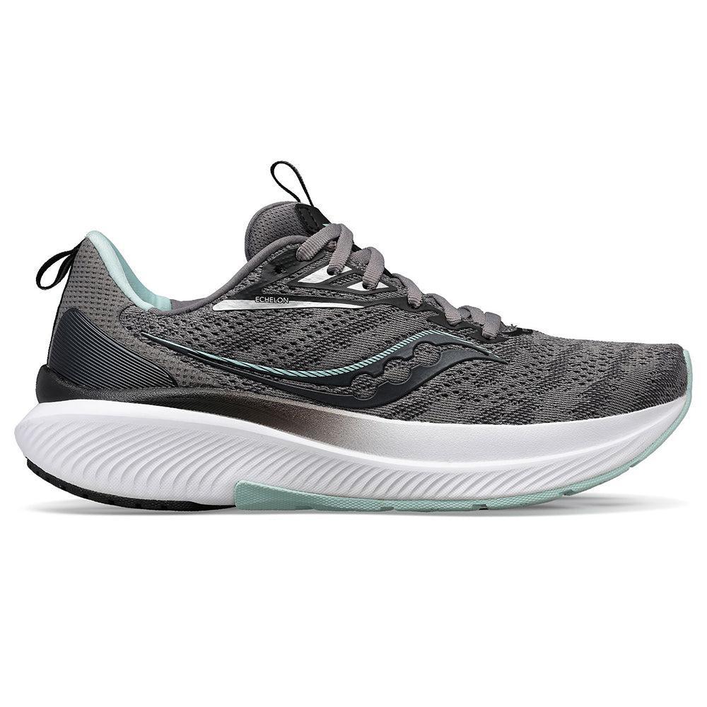 Women's Saucony Echelon 9, Charcoal/Ice, 5.5 B Medium