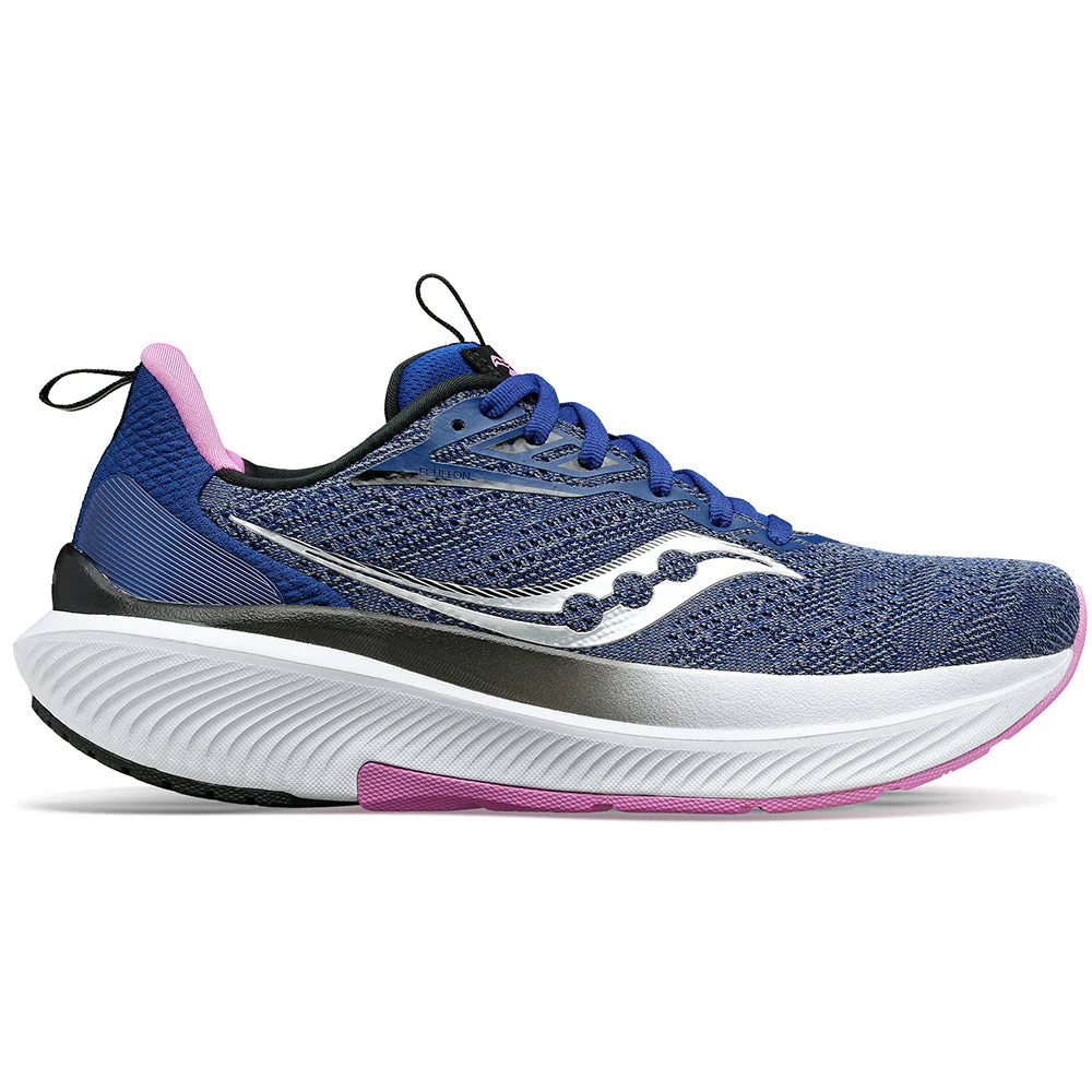 Women's Saucony Echelon 9, Indigo/Grape, 9 D Wide