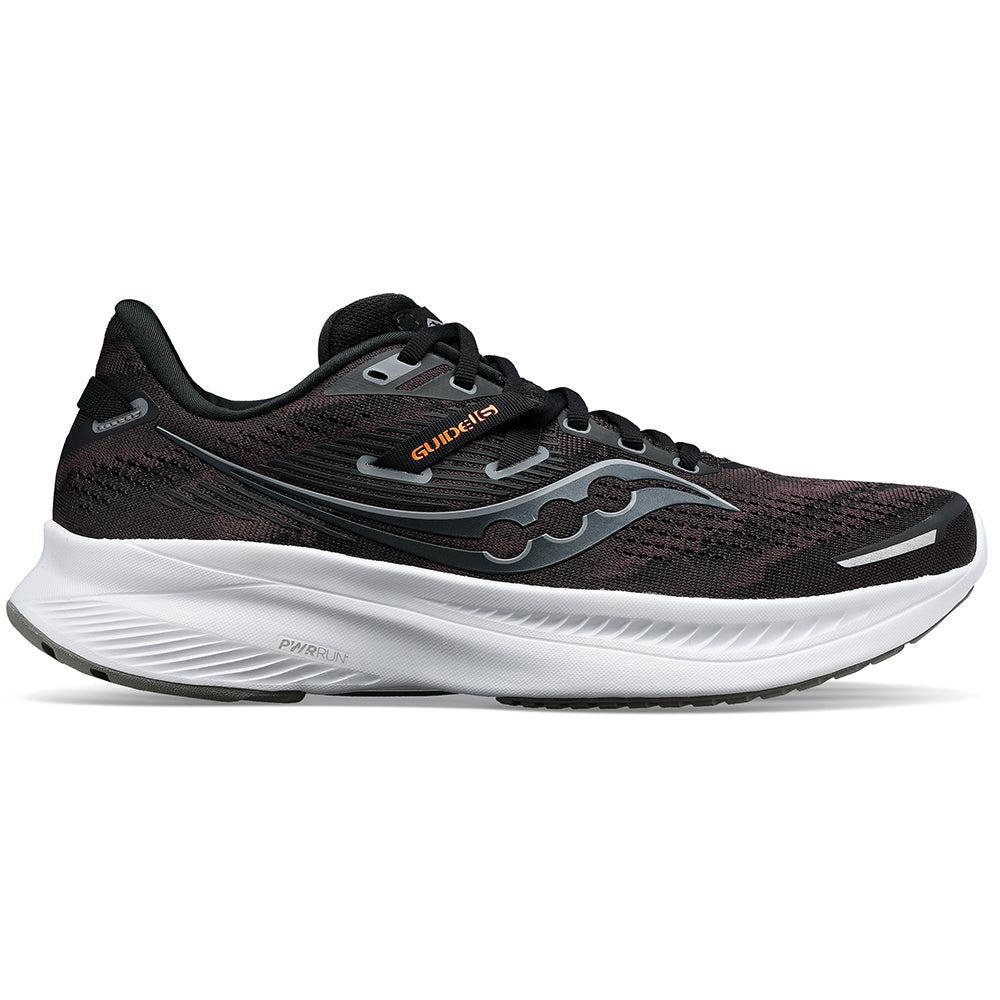 Women's Saucony Guide 16, Black/White, 6.5 B Medium