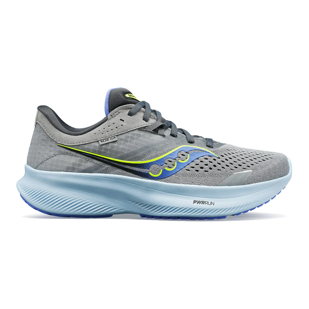 Women's Saucony Ride 16, Fossil/Pool, 10.5 B Medium