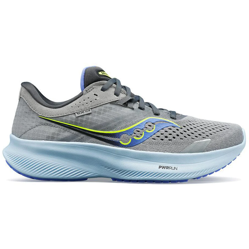 Women's Saucony Ride 16, Fossil/Pool, 12 B Medium
