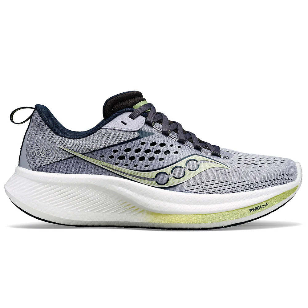 Women's Saucony Ride 17, Iris/Navy, 6.5 B Medium