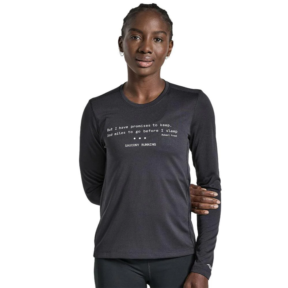 Women's Saucony Stopwatch Graphic Long Sleeve