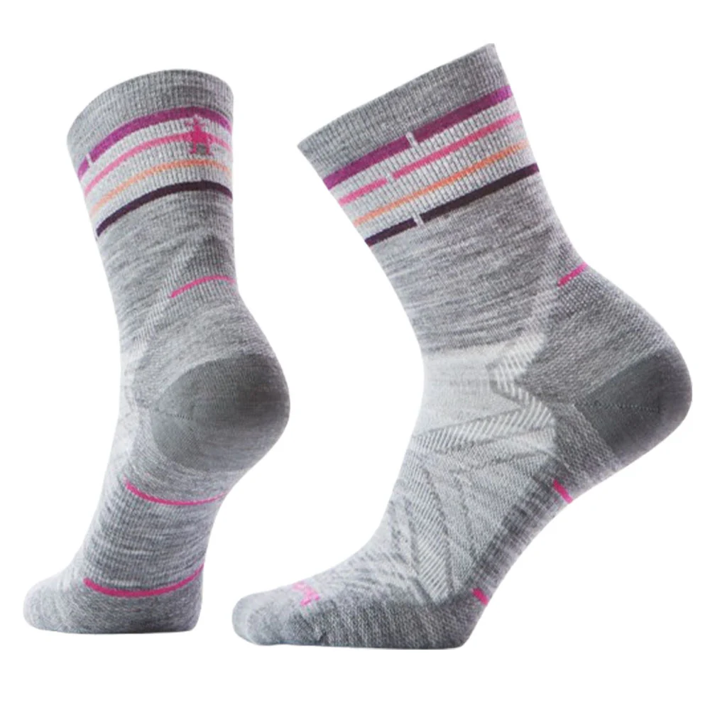 Women's Smartwool Run Zero Cushion Mid Crew Socks - Image 2